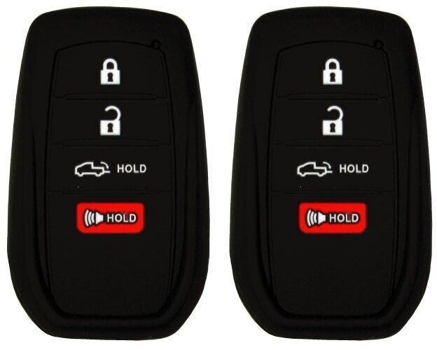 2 Pack Keyless Entry Rubber Key Fob Remote Cover Toyota Tacoma Tundra 20... - $16.03