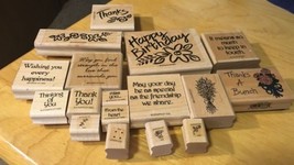 Stampin’ Up Assorted Stamps Various Sets 1992-97 - $11.29