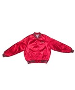 Vintage 1990&#39;s Chicago Bulls Satin Bomber Jacket Swingster Sz XL  - $61.75
