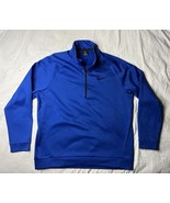 Nike Therma-Fit Fleece Training Sweatshirt Men’s XL Blue 1/4 Zip 860497-433 - $30.00