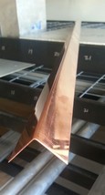 1 Pc of  Copper Sheet Angle .021" 16oz 24 gauge 1/2" x 1/2" x 48" - £84.12 GBP