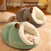 Pet Bed Winter Cat Dog Slippers Small Nest - £25.17 GBP+