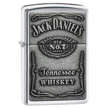 Jack Daniels Label Chip High Polish Lighter - Chrome - $93.47