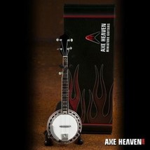 BANJO- 1:4 Scale Miniature with Rose Back ~Axe Heaven~ - $31.68