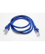 Ethernet CAT 5E Network POE RJ45 Computer PC Camera Patch Cable 3 Foot BLUE - $3.30