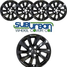 2021-2024 Toyota Camry LE # 7533-GB 17&quot; Gloss Black 10 Spoke Wheel Skins... - $99.99