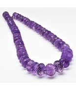 Natürliche Amethyst Perlen Facettiert Rund 1340 Kt Lila Edelstein Mode... - $16,526.84 MXN