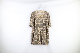 Vtg 70s Streetwear Mens XL Distressed Camouflage Short Sleeve Pocket T-Shirt USA - £54.49 GBP