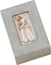 Mother And Daughter Willow Tree Sculpted Hand-Painted Memory Box. - £35.90 GBP