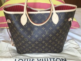 $2000~LOUIS Vuitton Monogram Neverfull PIVOINE- Mm Tote Bag ~P-4/24 - £1,354.69 GBP
