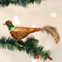 Old World Christmas Pheasant Glass CLIP-ON Christmas Ornament 18020 - £15.08 GBP