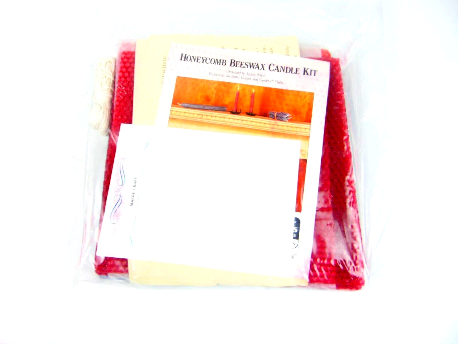 Primary image for Vintage Honeycomb Beeswax Candle Kit Better Homes Book Club