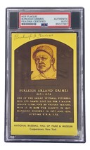 Burleigh Grimes Signé 4x6 Pittsburgh Pirates Hof Plaque Carte PSA / DNA ... - £38.85 GBP