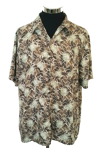 Croft &amp; Barrow Island Casual Shirt Men&#39;s Size X-Large Tropical Hawaiian Aloha SS - £13.23 GBP