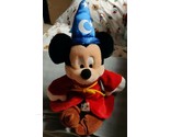 Walt Disney World Parks Mickey Mouse Sorcerer Fantasia Plush 13” - £12.83 GBP