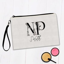 Nurse Practitioner Personalized : Gift Makeup Bag Boho Floral Name Nursing Smith - £9.45 GBP