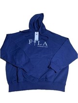Fila Country Club Hoodie RU431114-400 Men’s M Navy Pullover Sweatshirt NWT - $37.62