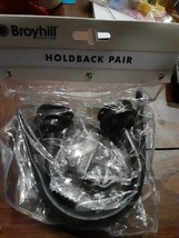 Broyhill 810489231 Curtain Holdbacks Matte Black - 2 Pack - £4.67 GBP