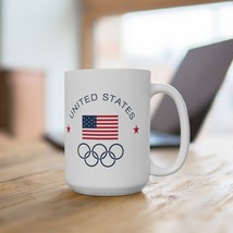 United States Summer Olympic coffee Tea Cup Mug 15 OZ - $9.49