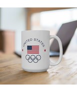 United States Summer Olympic coffee Tea Cup Mug 15 OZ - $9.49