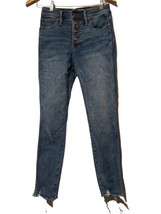 Madewell Womens Jeans Size 26 High Rise Skinny Medium Wash Blue Denim Ra... - £14.85 GBP