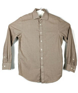 Michael Kors Mens Shirt Beige Medium 15-15.5 32/33 - £11.81 GBP