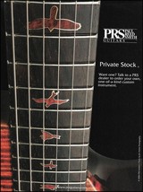 PRS Private Stock Series guitar neck advertisement 8 x 11 ad print - £2.99 GBP