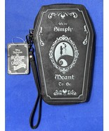 Nightmare Before Christmas “Meant To Be” Coffin Shaped Clutch Wallet New... - $33.73