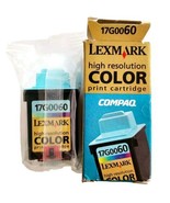 Lexmark Ink Cartridge New 17G0060 High Resolution Sealed Color 1999 Vint... - $19.99