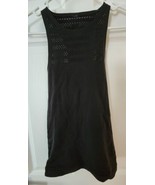 Lululemon Black Perforated Racerback Tank Approximately XS/S 13&quot; Pit To Pit - £35.92 GBP