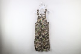 Vintage 90s John Deere Boys Size 6 Faded Mossy Oak Camouflage Overalls Bibs - $39.55
