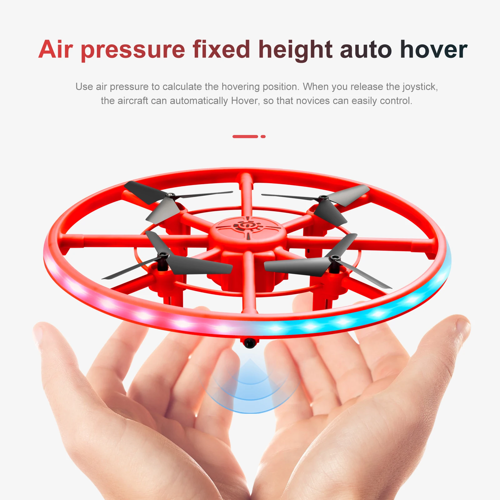 S126 Mini RC UFO Drone Flashing Light Hand Sensing Helicopter Infrared - £30.49 GBP+