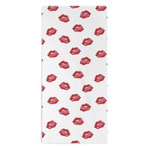 Mondxflaur Sexy Lips Hand Towels for Bathroom Hair Absorbent 14x29 Inch - £10.40 GBP