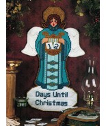 Plastic Canvas Xmas Advent Tree Angel Tissue Cover Poinsettia Place Mat ... - £8.70 GBP