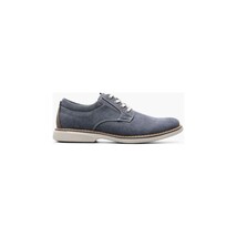 Men's Nunn Bush Otto Canvas Plain Toe Oxford Shoes Dressy Blue Denim 85015-462 image 7