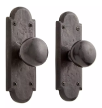 New Dark Bronze finish Marwick Ornate Solid Bronze Knob Set - Privacy, Passage a - £109.67 GBP