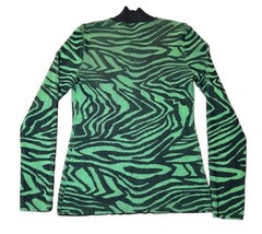 Stine Goya Womens Sylvie Pullover Jumper - Black And Green Size L - £47.79 GBP