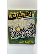 Worlds Most Difficult Jigsaw Puzzle double sided New in Box Soccer - £19.67 GBP