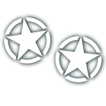 2X Invasion Star Decal 20&quot; for Hood, Door restore US ARMY Fits Wrangler WT - $34.93