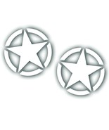 2X Invasion Star Decal 20&quot; for Hood, Door restore US ARMY Fits Wrangler WT - £27.40 GBP