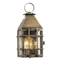 Irvins Country Tinware Barn Outdoor Wall Light in Solid Weathred Brass - 3 Light - £265.06 GBP