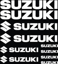 uzuki decals stickers set for motorcycle or outboard cover fuel gas tank... - $19.99