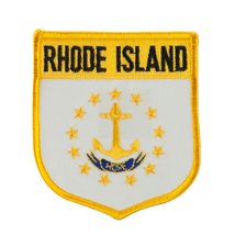 Eastern State Flag Embroidered Patch Shield - Rhode Island OSFM - £2.72 GBP