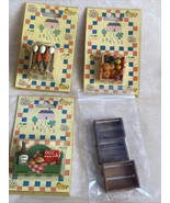 Vtg Lot Of Doll House Miniature / Mini Crates Vegetables, Eggs Food Carr... - $19.47 CAD