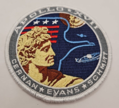 Apollo 17 Patch Astronauts Cernan Evans Schmitt 6th and Last Mission to the Moon - £9.70 GBP