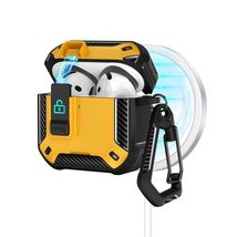 Generic For Airpods 4th Gen (Color: YELLOW) Shockproof Full Body Hard ba... - $44.93