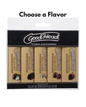 GOODHEAD SLICK HEAD GLIDE ORAL GEL EDIBLE LUBE  1 OZ CHOOSE A FLAVOR - $7.99