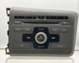 2012 Honda Civic AM FM CD Player Radio Receiver OEM C02B49018 - £70.35 GBP