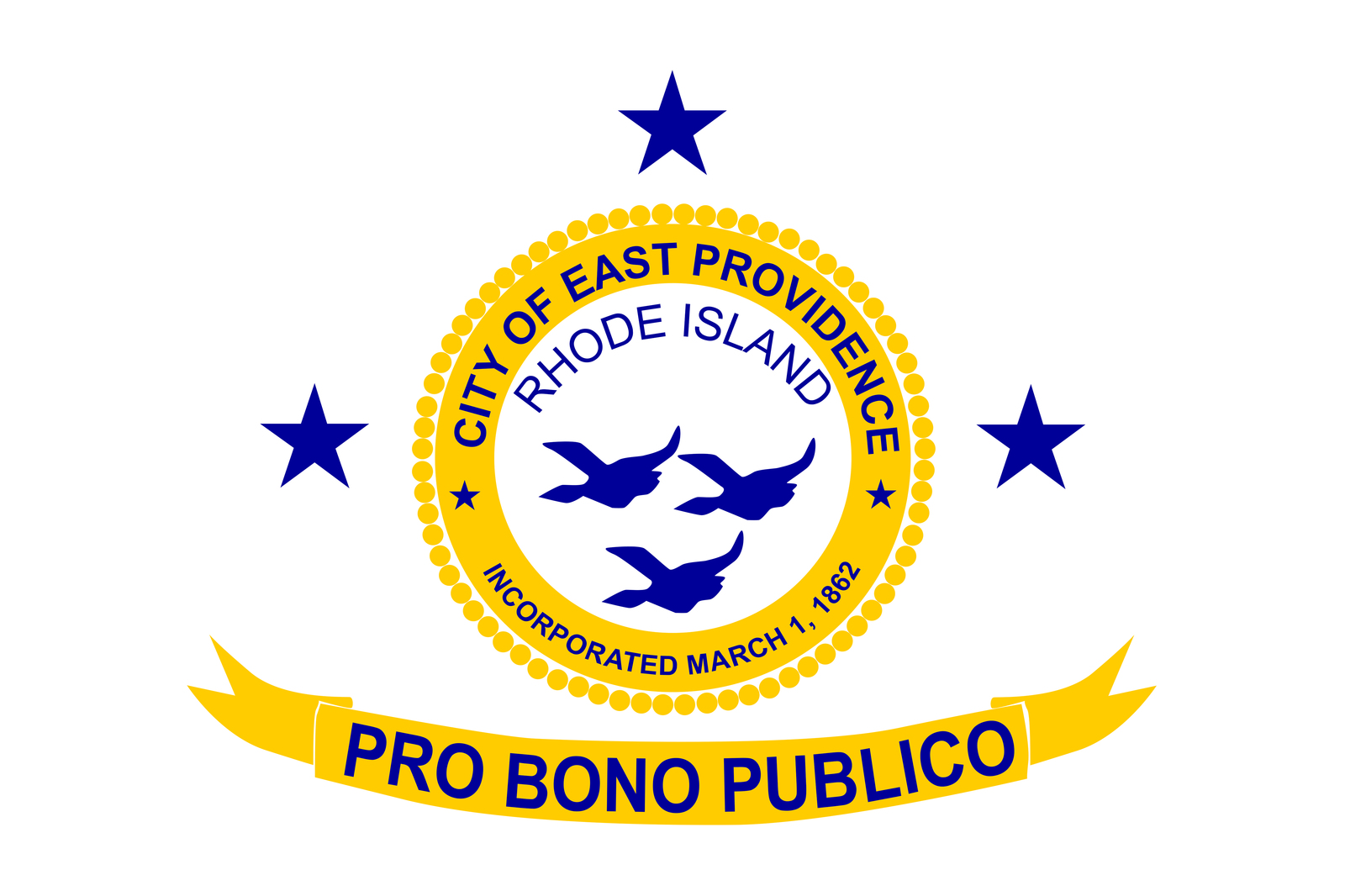 East Providence, Rhode Island Flag,Size -3x5Ft / 90x150cm, Garden flags Item image 4