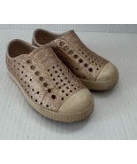 Native Toddlers Girl’s Jefferson Metal Bling Glitter Waterproof Slip On ... - $17.78 CAD